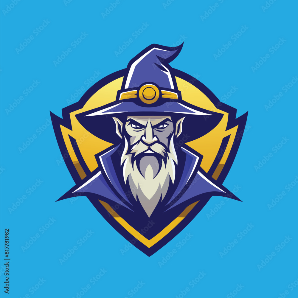 Wizard Mascot Logo Design Wizard Vector Illustration
Wizard Mascot Logo Design Wizard Vector Illustration