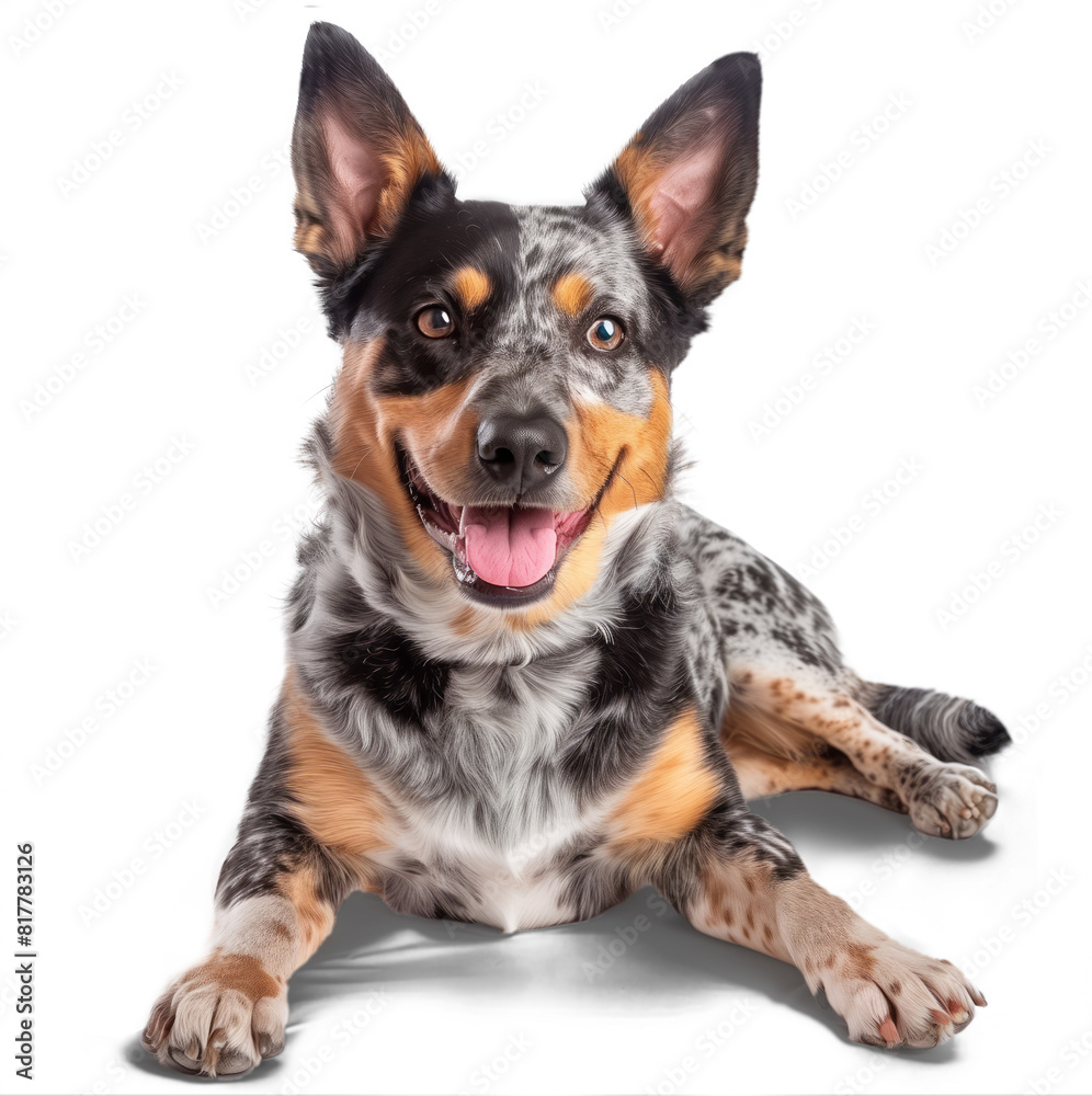 Australian Cattle Dog dog on transparent background Australian Cattle Dog dog on transparent background