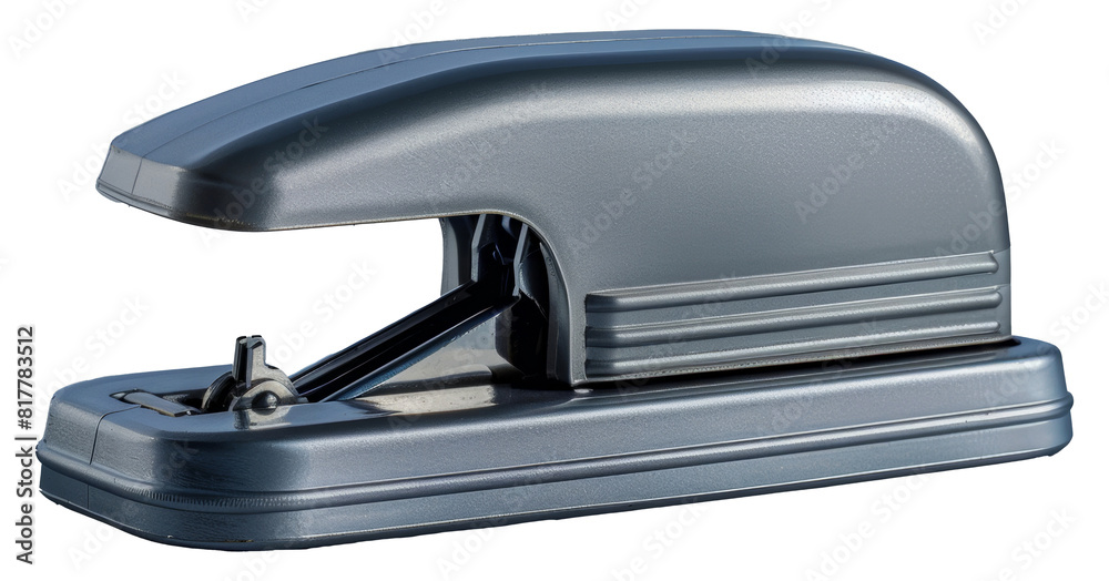Silver metal stapler, cut out - stock png. Silver metal stapler, cut out - stock png.