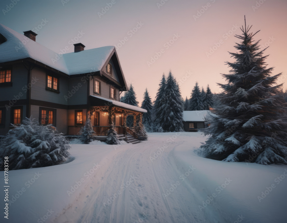 Magia natalizia invernale
