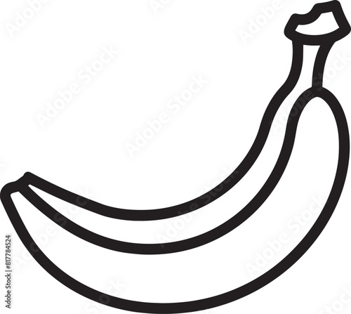Banana linear icon 
