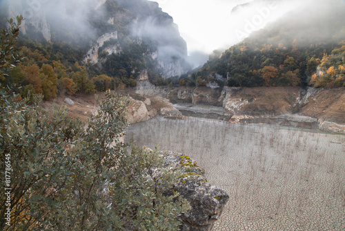 Scenic view of the Congost de Mont-rebei nature reserve in Spain. photo