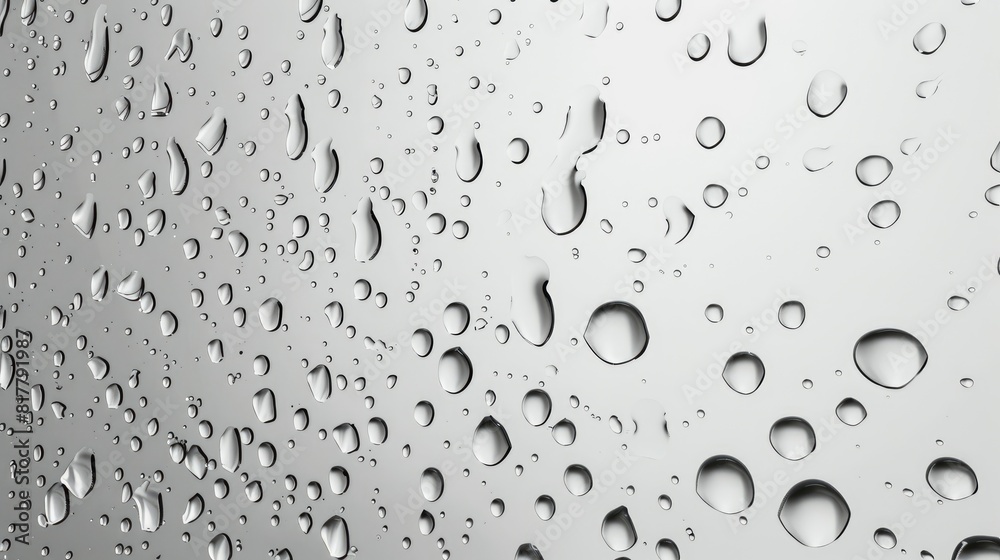 Water droplets on the glass with a colored background. Drops of water, rain Water droplets on the glass with a colored background. Drops of water, rain