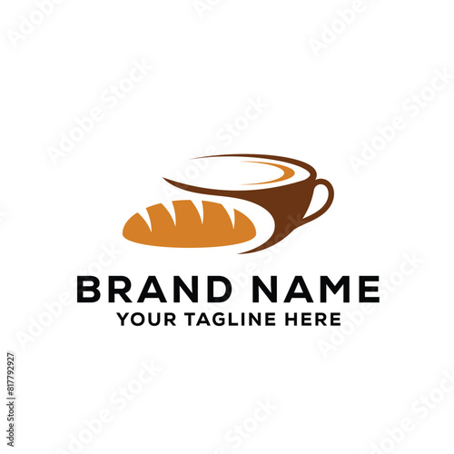 Coffee and bread logo 