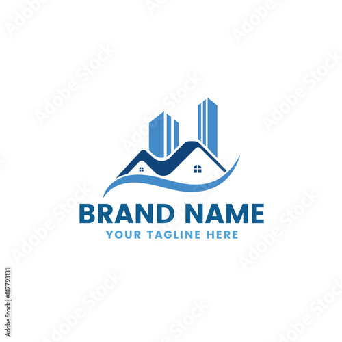 real estate logo design template
