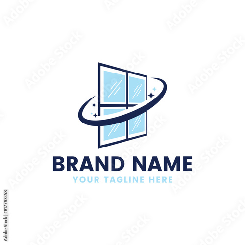 window cleaning logo design 