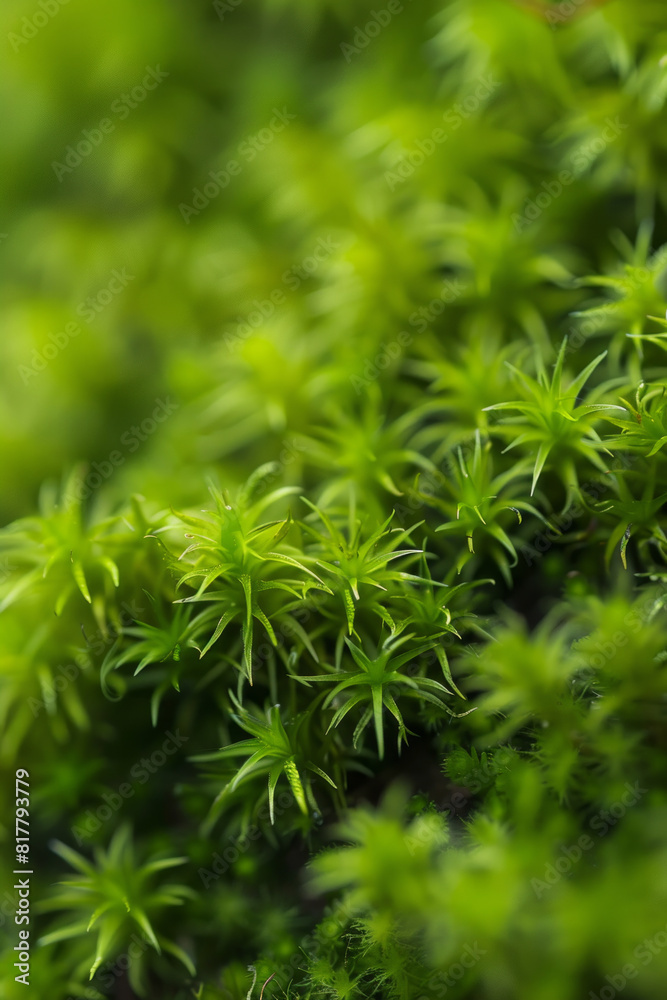 A detailed close-up of tree moss, showcasing its soft, velvety texture and vibrant green color. A detailed close-up of tree moss, showcasing its soft, velvety texture and vibrant green color.