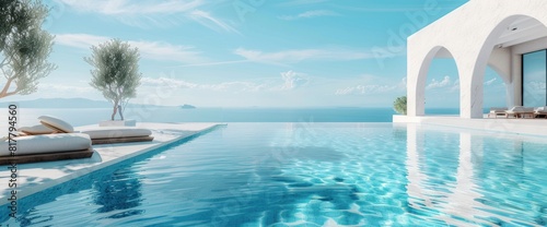 Luxury Villa with Infinity Pool Overlooking the Sea © AJWA TUL EMAAN