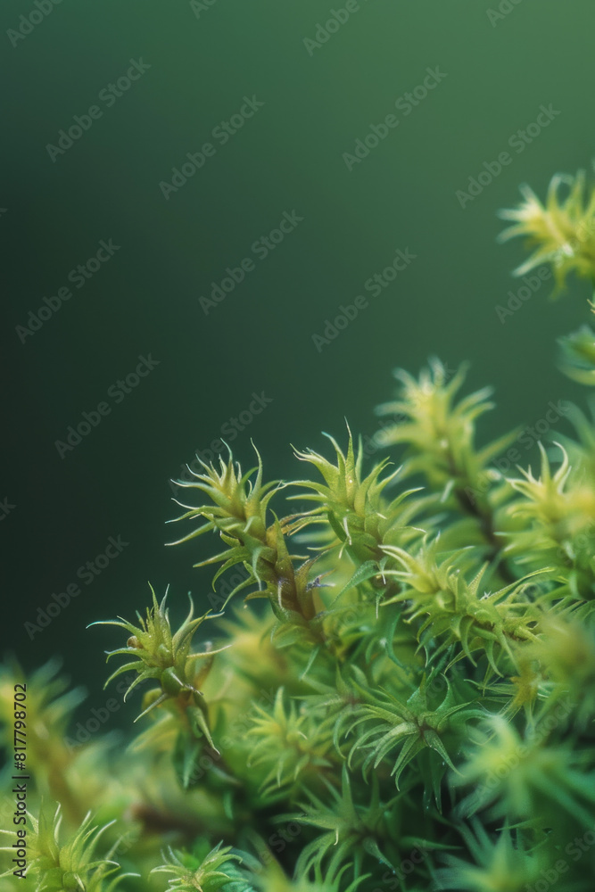 A detailed close-up of tree moss, showcasing its soft, velvety texture and vibrant green color. A detailed close-up of tree moss, showcasing its soft, velvety texture and vibrant green color.