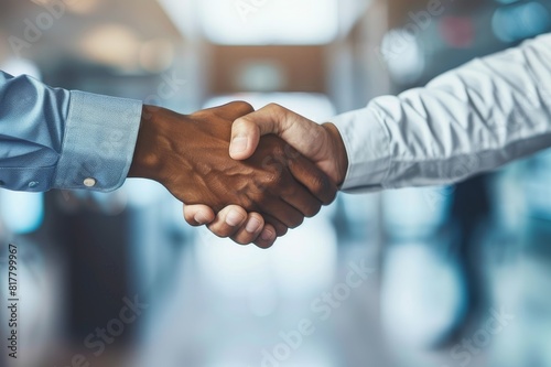 A handshake between a client and a lawyer