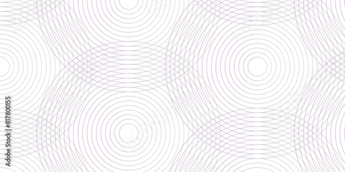 Seamless geometric spiral pattern and abstract circle wave lines overlapping pattern isolated. Design  technology or modern concept. Ornament overlapping background. Colorful element line pattern.