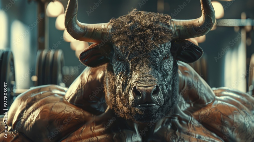 A close-up image of a bull with impressive large horns. Suitable for agriculture or animal themes A close-up image of a bull with impressive large horns. Suitable for agriculture or animal themes