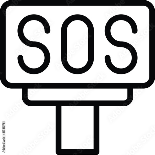 Startup fiasco icon outline vector. Failed project development. Business strategy issue