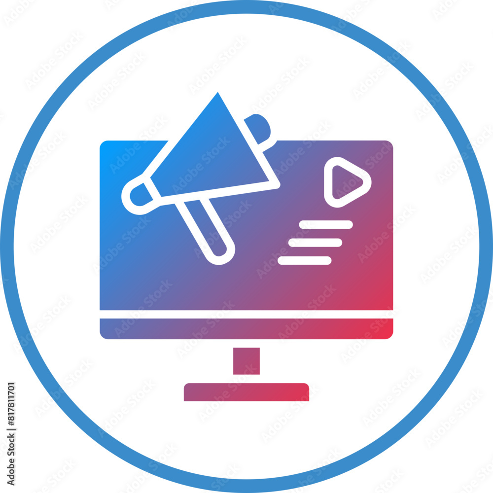 Advertisement Icon Style Advertisement Icon Style