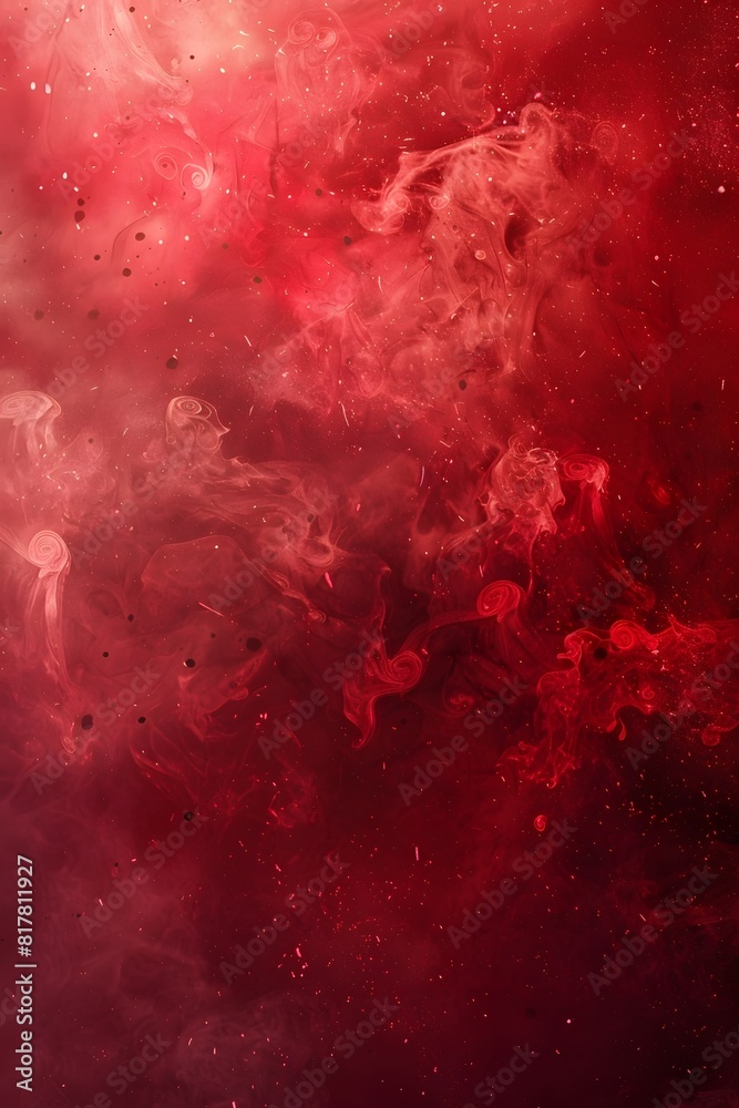 Fototapeta premium Abstract red mist background