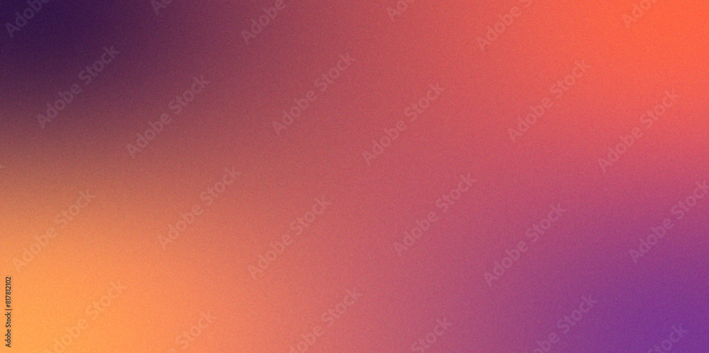 Digital grainy gradient with a colorful soft noise effect. Vintage Grunge Texture Pattern in pink , blue and orange Tones for Artful Wallpaper. Gradient blur, noise, grain, texture abstract background