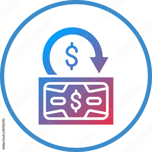Money Back Guarantee Icon Style