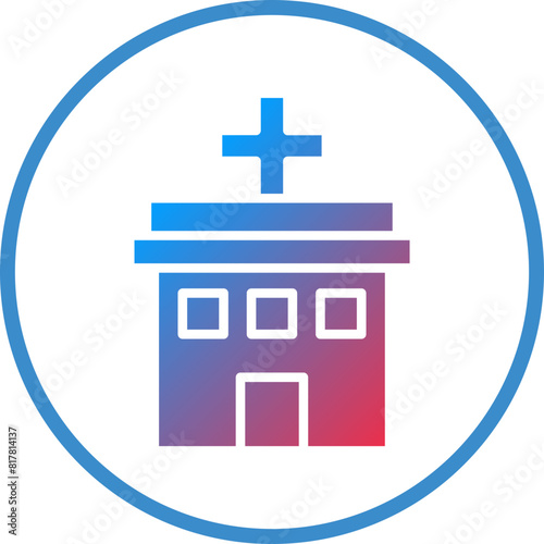 Healthcare Center Icon Style