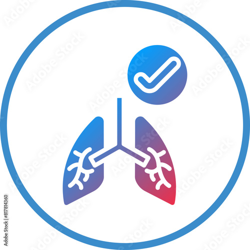 Respiratory Care Icon Style