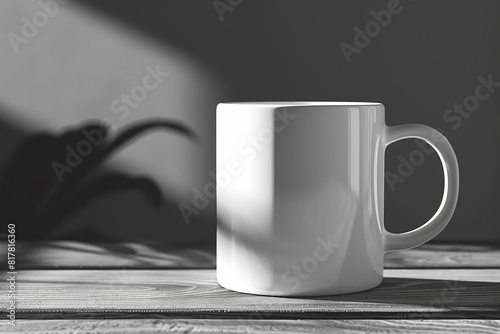 coffee mug mockup with attractive background generated by AI