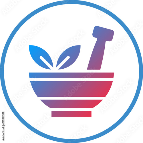 Herbal Treatment Icon Style
