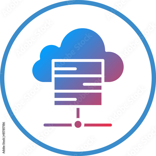 Cloud Storage Icon Style