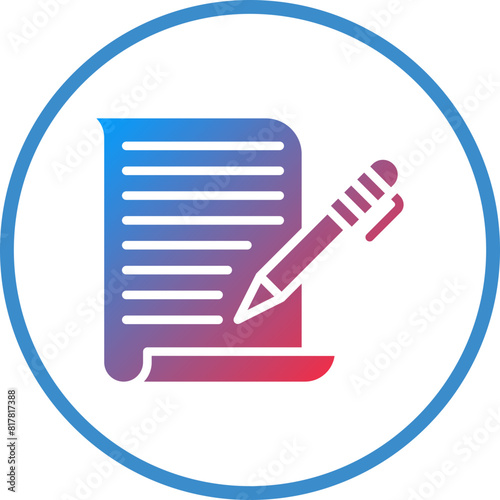 Copywriter Icon Style