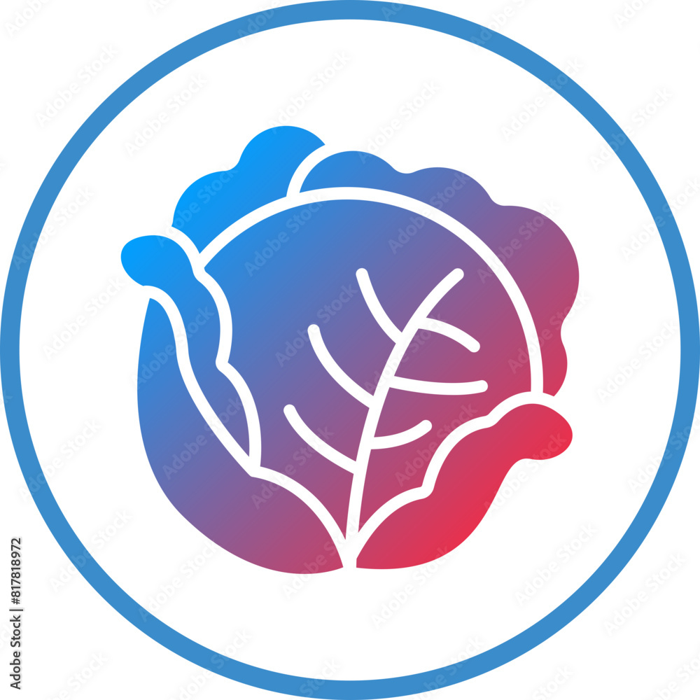 Cabbage Icon Style Cabbage Icon Style