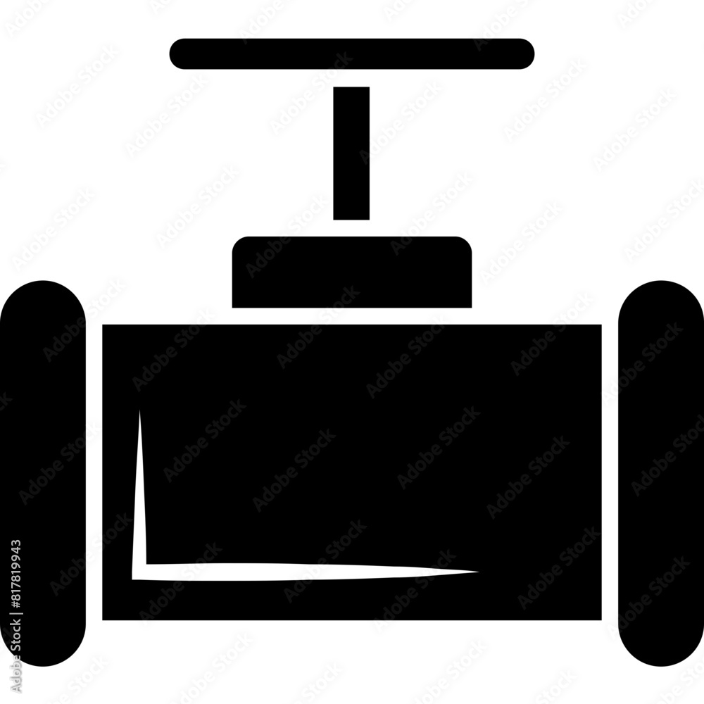 Main Pipeline vector icon in glyph style Main Pipeline vector icon in glyph style