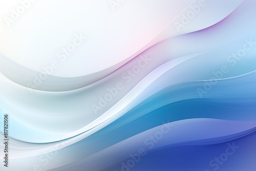 Abstract Fluid Wave Design with Gradient Colors in Blue and Purple Hues.