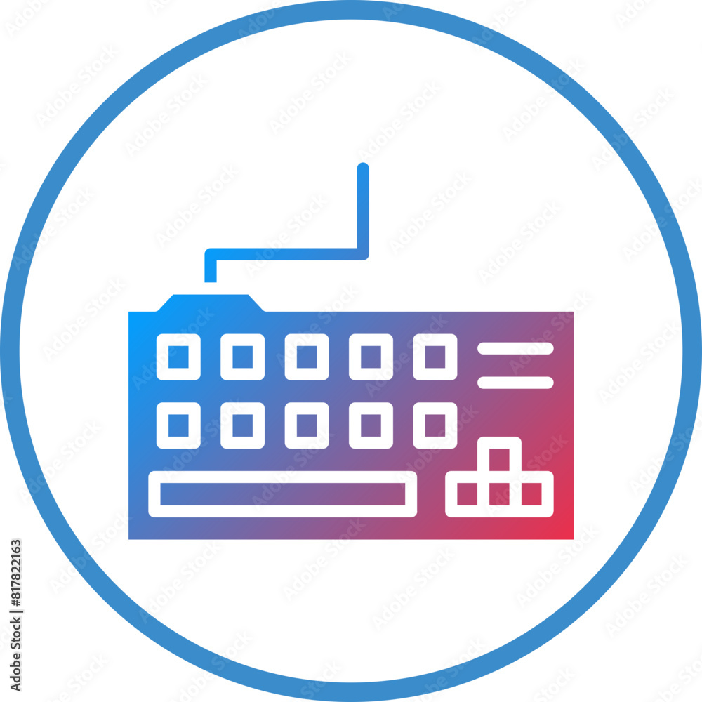 Gaming Keyboard Icon Style Gaming Keyboard Icon Style