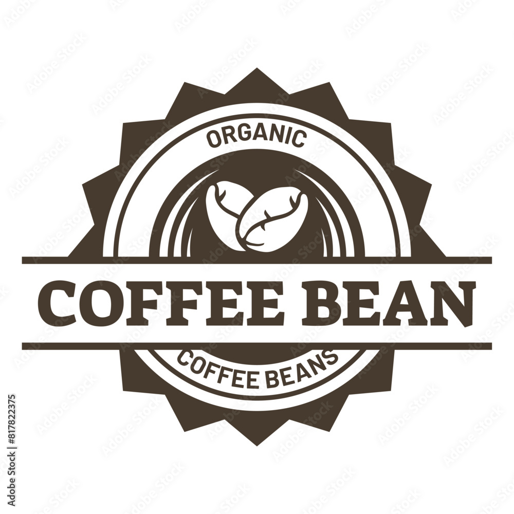 Coffee beans or coffee shop logo vector design template Coffee beans or coffee shop logo vector design template
