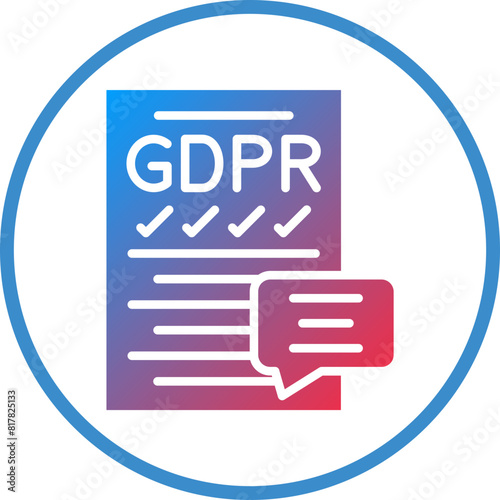 Gdpr Compliance Icon Style