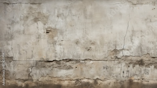 Rough concrete wall with weathered texture