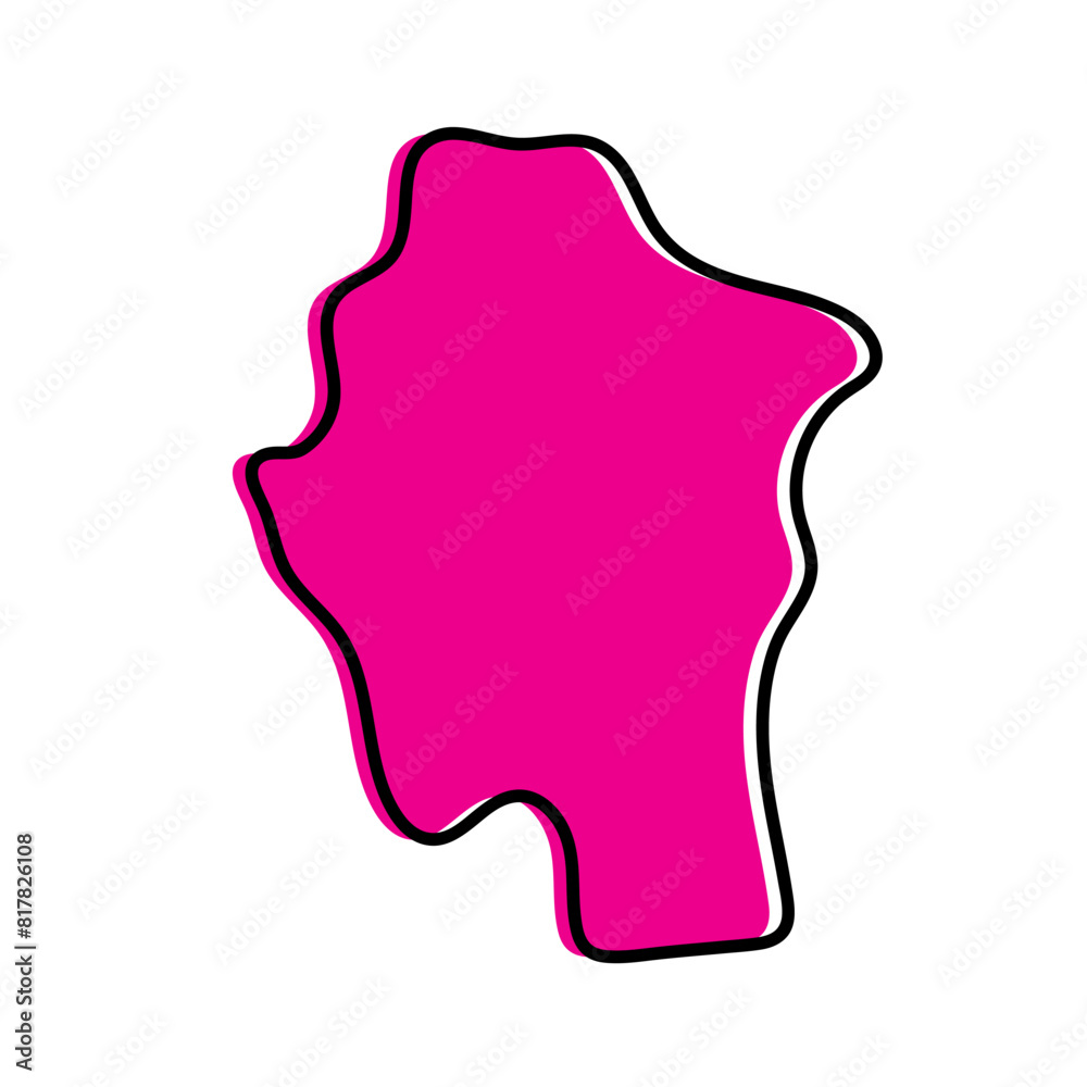 Kayah State of myanmar vector map illustration. Map Design Kayah State of myanmar vector map illustration. Map Design