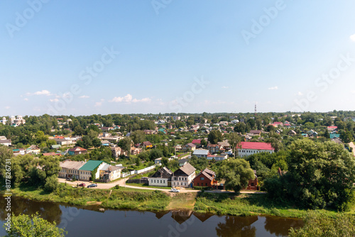 Panoramic view on Torzhok from tower
