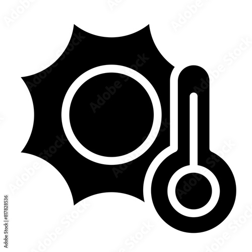 hot weather glyph
