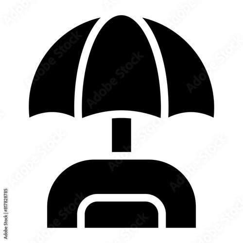 umbrella glyph
