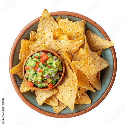 Plate of Chips and Guacamol...