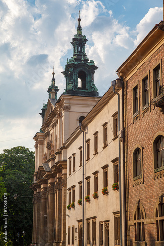 Φωτογραφία Scenic view of Saint Anne Church and Anne Street in Krakow, Poland