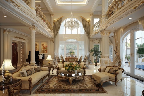 classical theme livingroom © Abdul