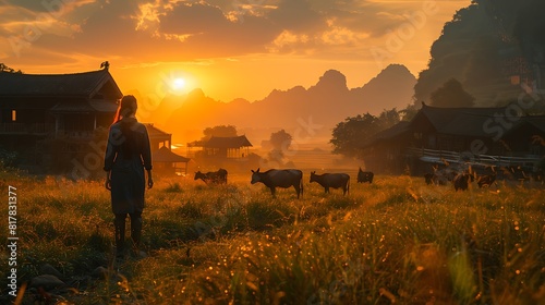 Capturing China s Diversity Images showcasing diverse landscapes of China towering mountain ranges expansive grasslands bustling urban skylines capturing essence of China s natural cultural heritage.