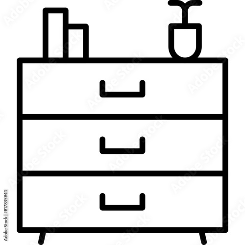 Chest Drawers Icon