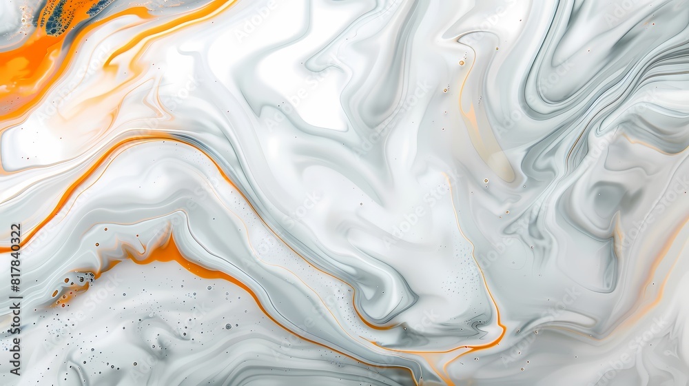 Digital technology orange and blue abstract flowing poster background Digital technology orange and blue abstract flowing poster background