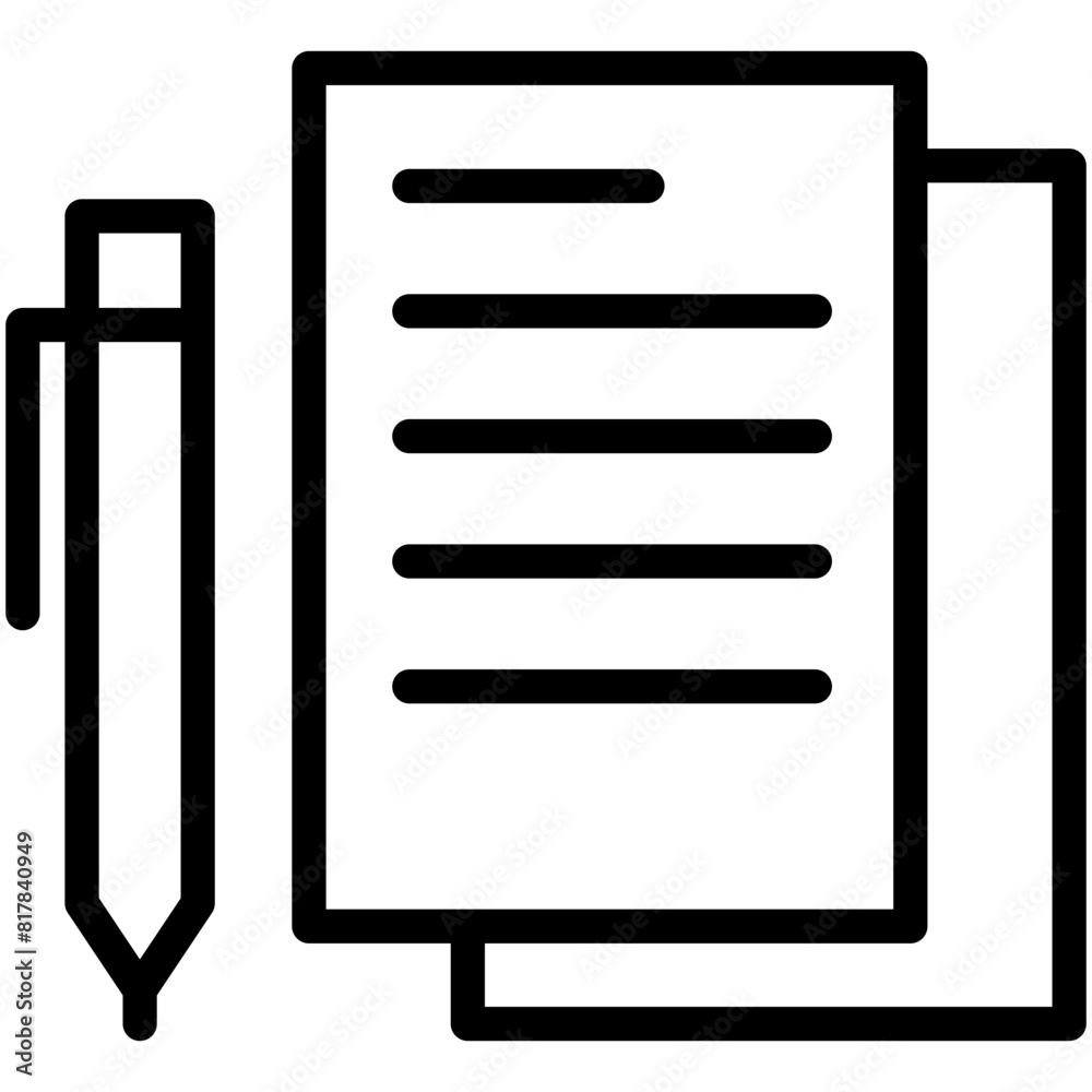 writer line icon writer line icon