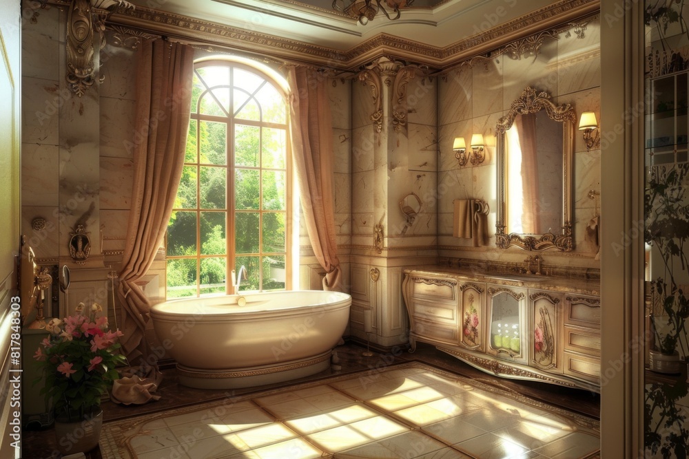 Classic Bathroom Interior Classic Bathroom Interior