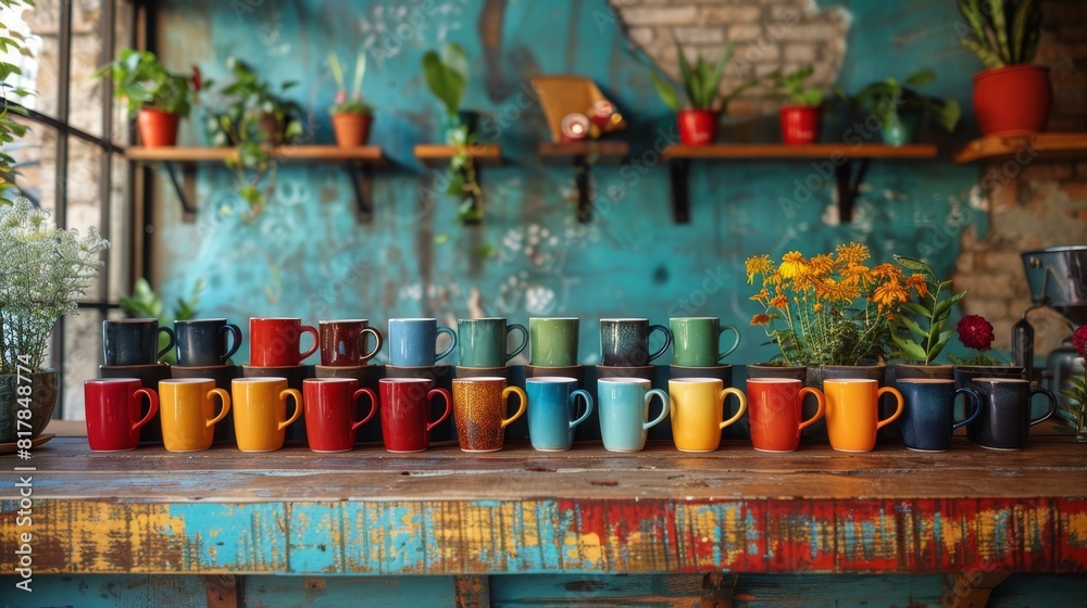 coffee nook design, vibrant coffee corner with an assortment of quirky mugs and chic decor, a fashionable place to savor your beloved brew coffee nook design, vibrant coffee corner with an assortment of quirky mugs and chic decor, a fashionable place to savor your beloved brew
