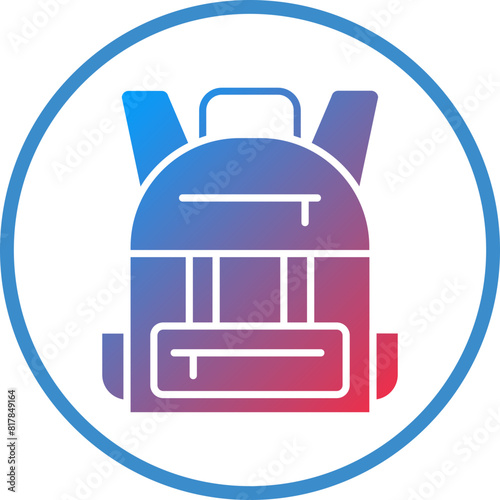 Backpack Icon Style