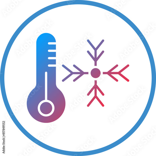 Hypothermia Icon Style
