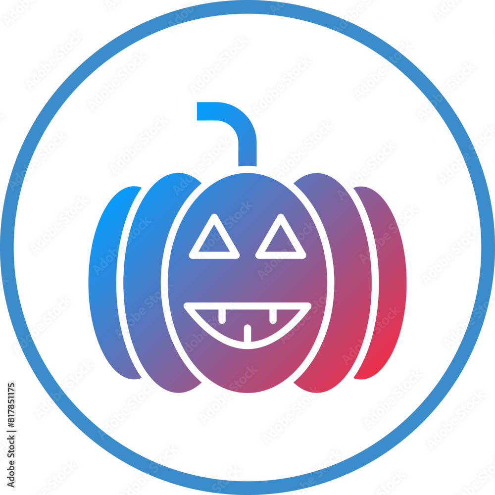 Fototapeta premium Halloween Icon Style